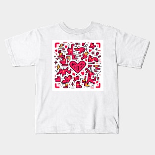 Dopamine Palette Kids T-Shirt